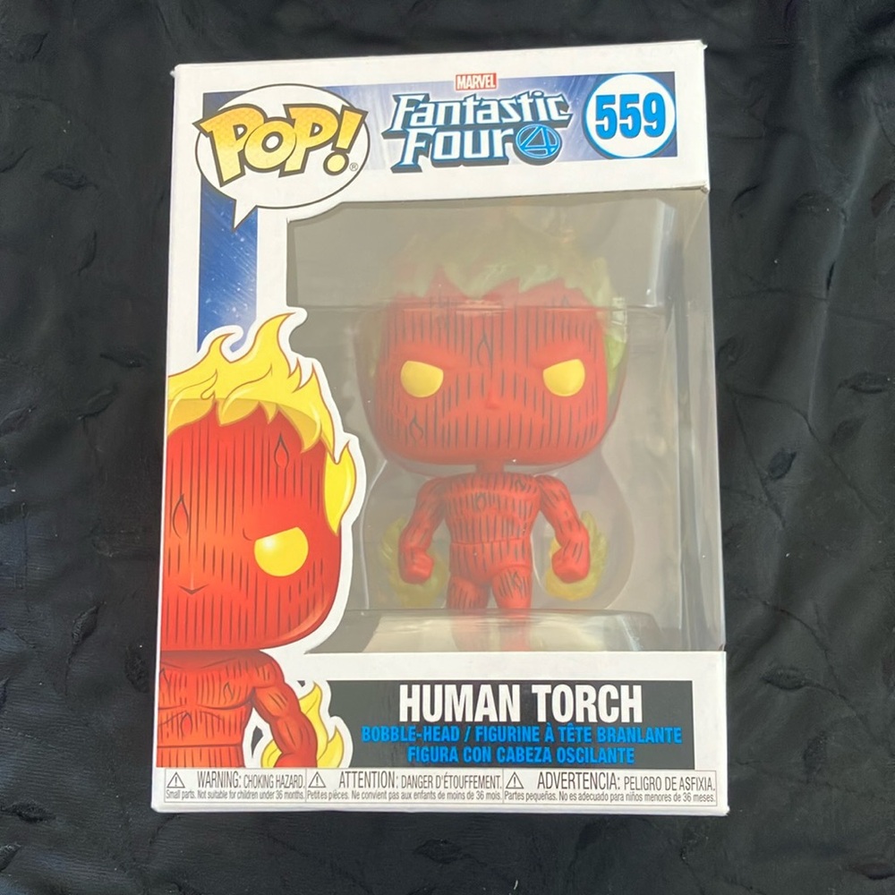 Funko Pop! Marvel: Fantastic Four 4, Human Torch. View all details in images.